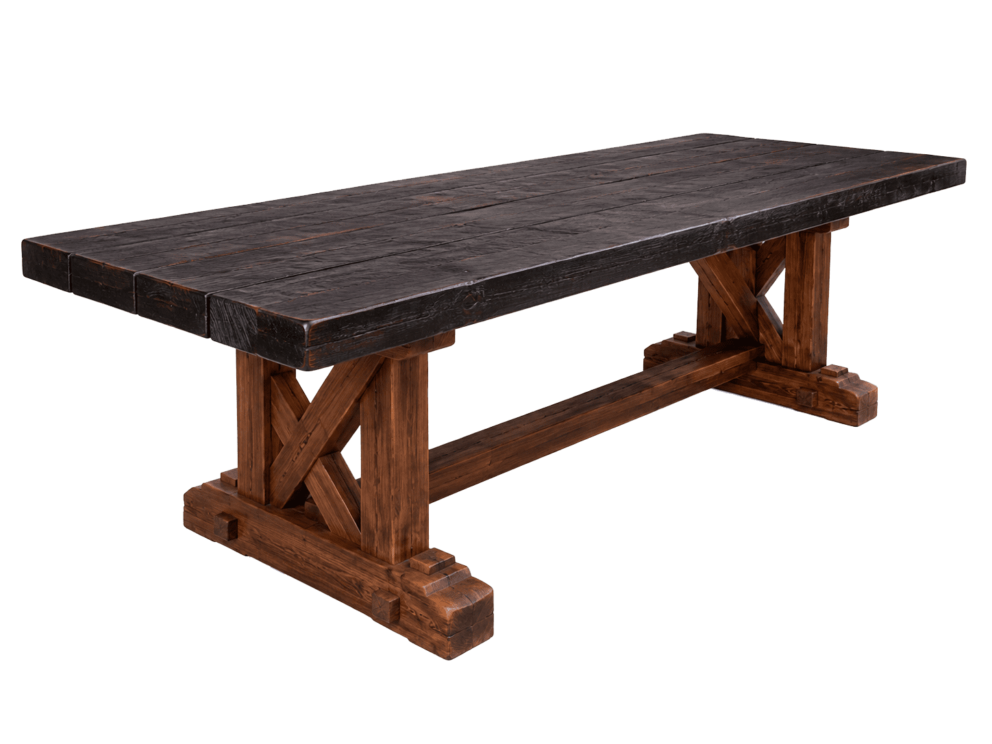 Custom long Wirtshaus communal dining table